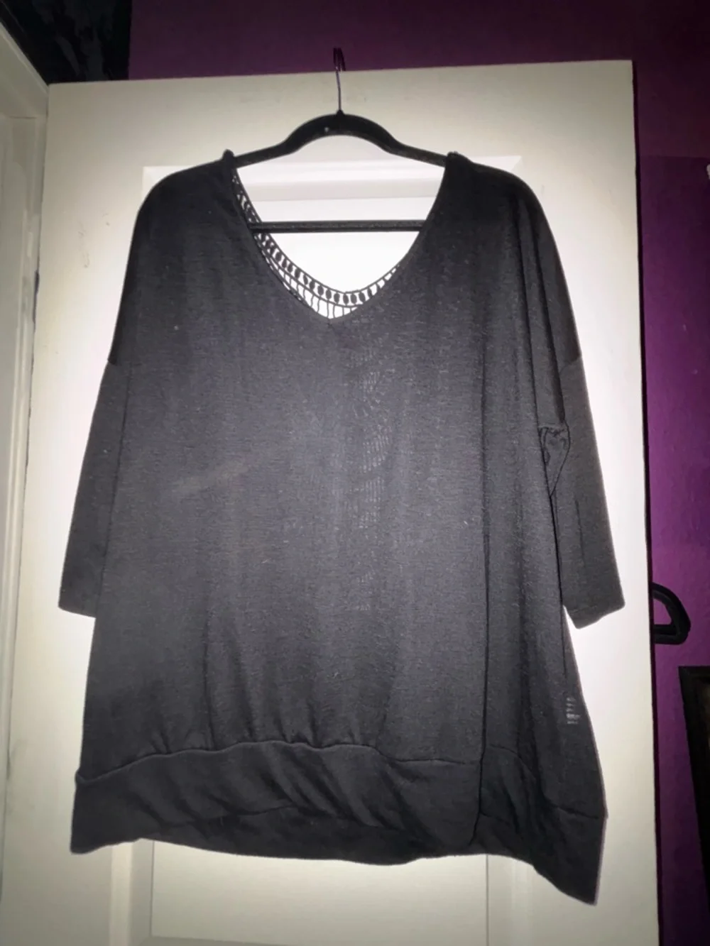 Torrid rare black knit back Dolman Top 2x - Picture 1 of 3